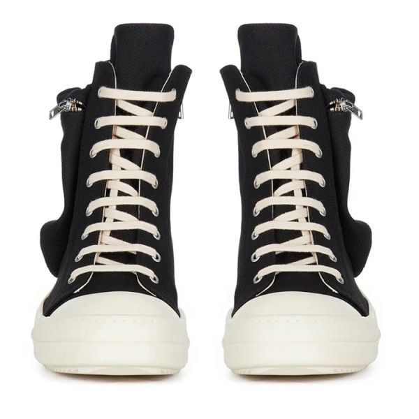 Rick Owens DRKSHDW High Top Cargo Sneaker Zwart