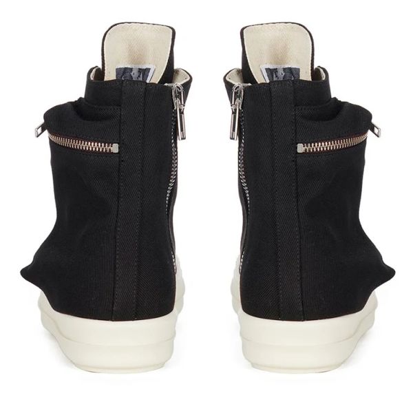 Rick Owens DRKSHDW High Top Cargo Sneaker Zwart