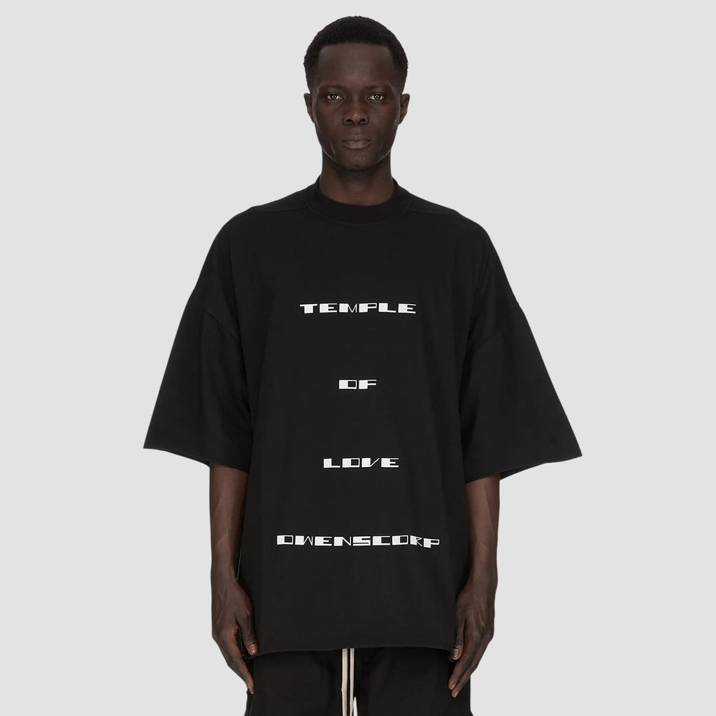 Rick Owens DRKSHDW Tommy T-shirt Zwart
