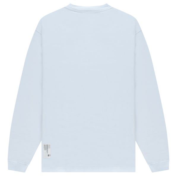 Saint Blanc Blanc Longsleeve T-shirt Licht Blauw
