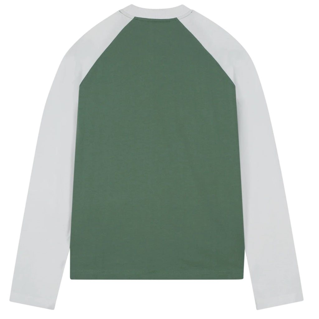 Saint Blanc Blend Logo Raglan Longsleeve T-shirt Groen/Wit