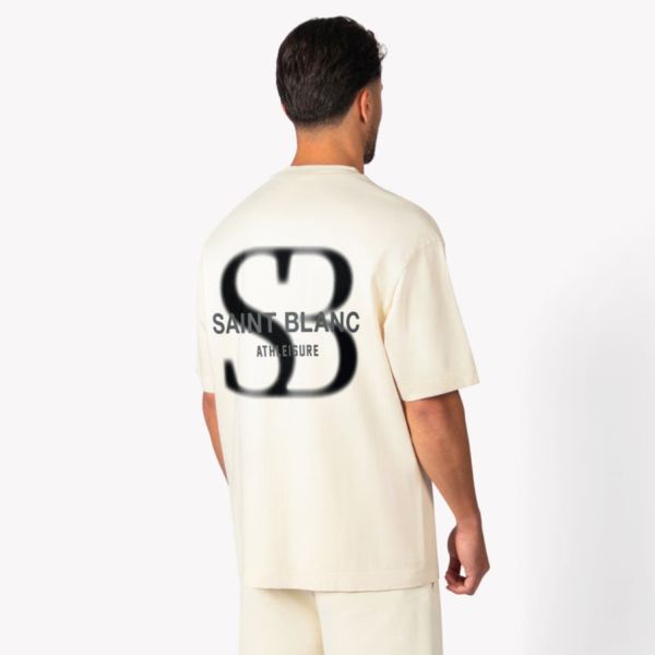 Saint Blanc Blurr T-shirt Off White