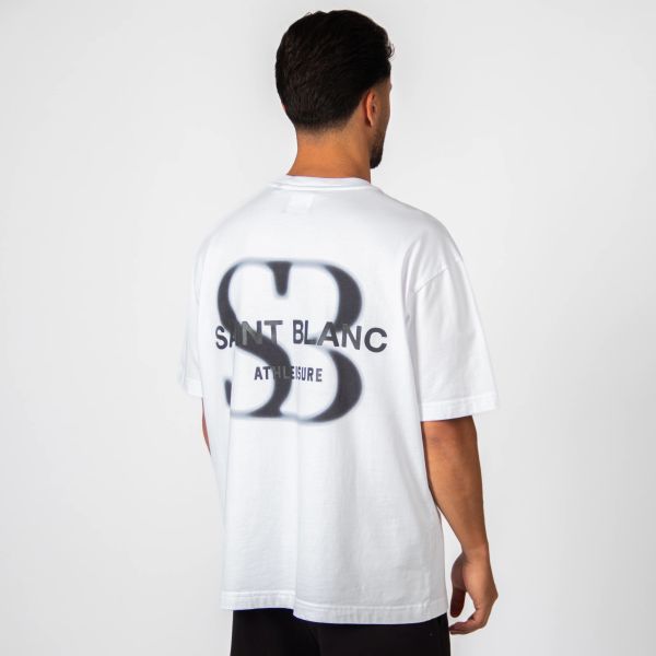 Saint Blanc Blurr T-shirt Wit