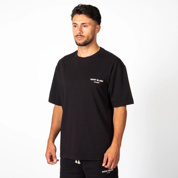Saint Blanc Blurr T-shirt Zwart