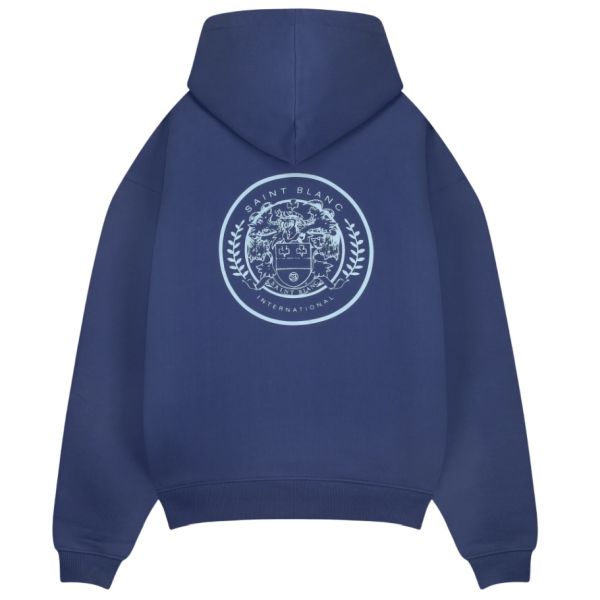 Saint Blanc Crest Hoodie Blauw