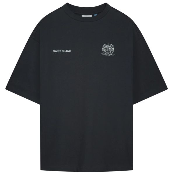Saint Blanc Crest T-shirt Zwart