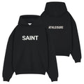 Saint Blanc Cut Hoodie Zwart