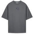 Saint Blanc Initial Logo T-shirt Antraciet