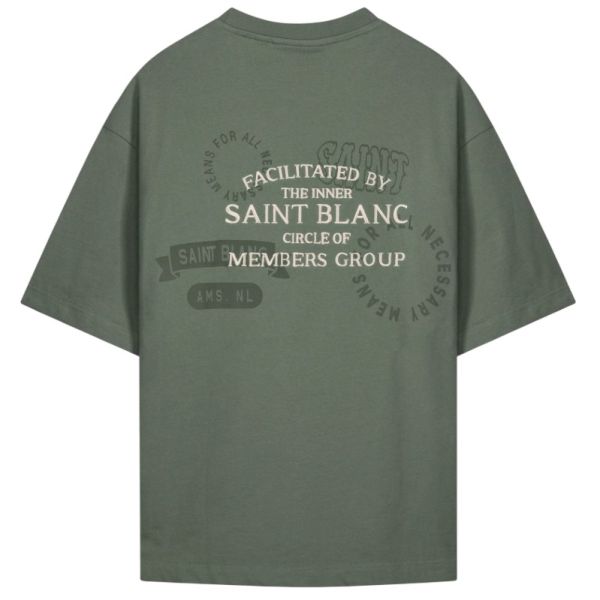 Saint Blanc Inner Circle T-shirt Donker Groen