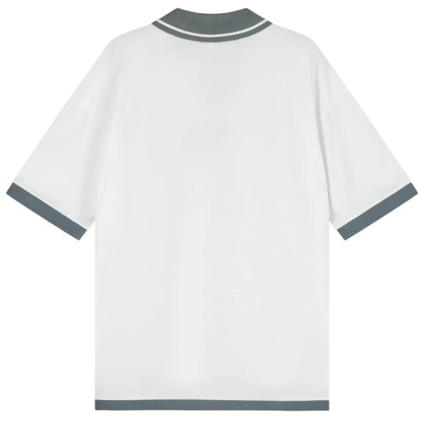 Saint Blanc Interlock Logo Jersey Wit