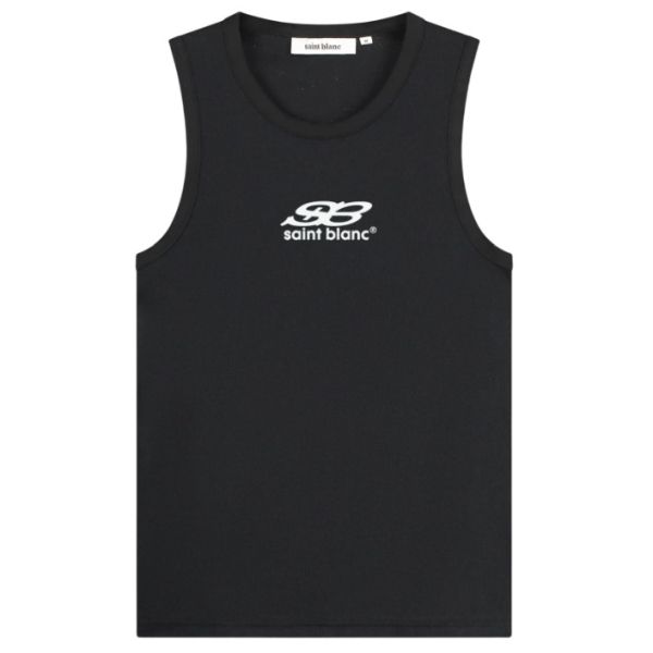 Saint Blanc M/F Tank Top Zwart