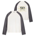 Saint Blanc Monogram Raglan Longsleeve T-shirt Wit/Antraciet