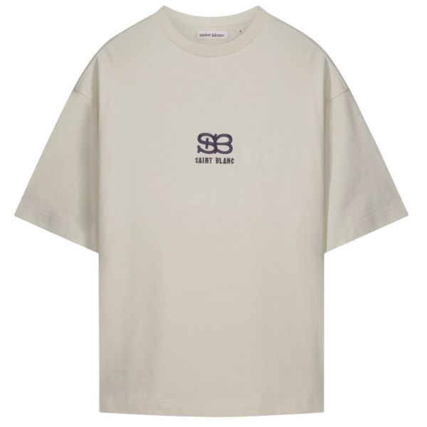 Saint Blanc Monogram T-shirt Off White
