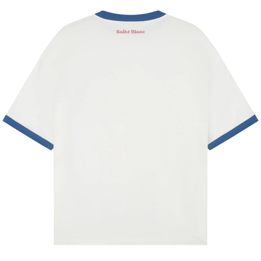 Saint Blanc Postcode T-shirt Wit
