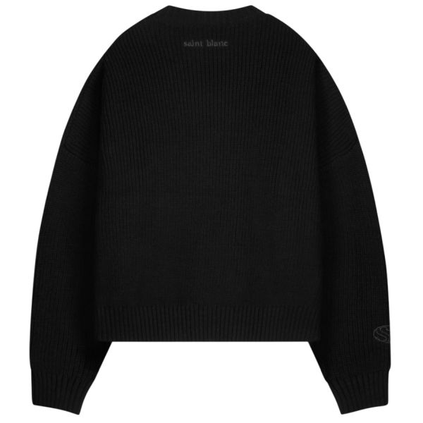 Saint Blanc Refocus Knitted Sweater Zwart