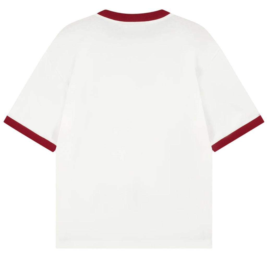 Saint Blanc Scribble Ringer T-shirt Wit