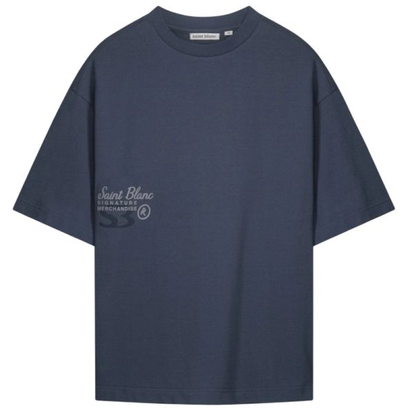 Saint Blanc Signature T-shirt Donker Blauw