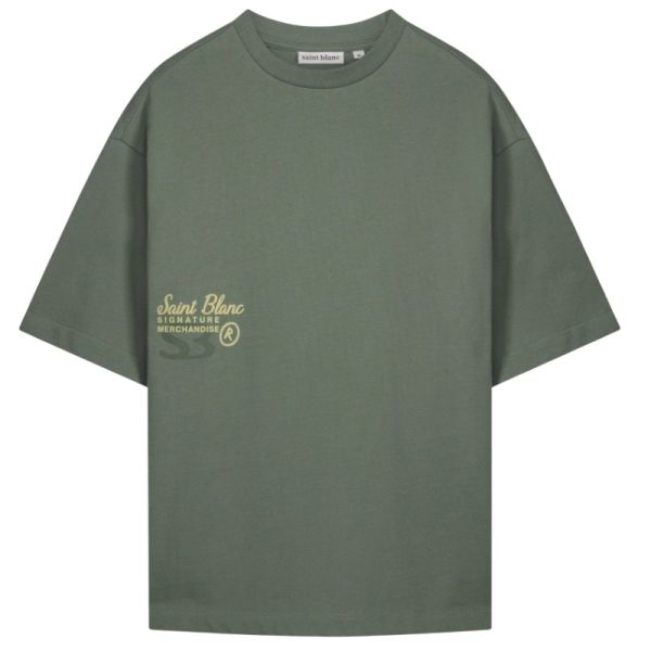 Saint Blanc Signature T-shirt Donker Groen