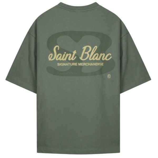 Saint Blanc Signature T-shirt Donker Groen