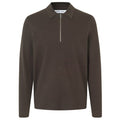 Samsøe Samsøe Guna Half Zip Sweater Bruin