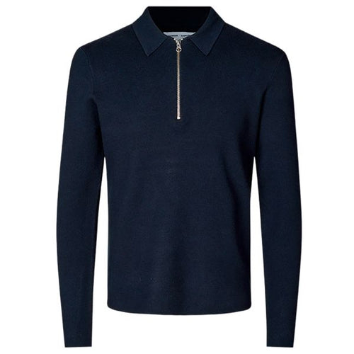 Samsøe Samsøe Guna Half Zip Sweater Navy