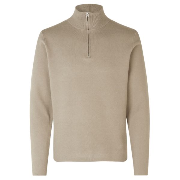 Samsøe Samsøe Gunan Turtle Neck Zip Sweater Beige