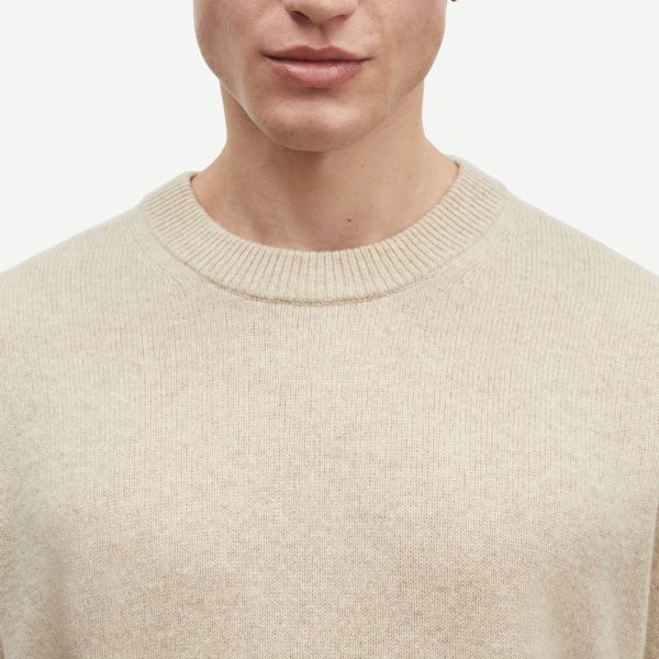 Samsøe Samsøe Isak Knit Sweater Beige