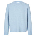 Samsøe Samsøe Isak Knit Sweater Licht Blauw
