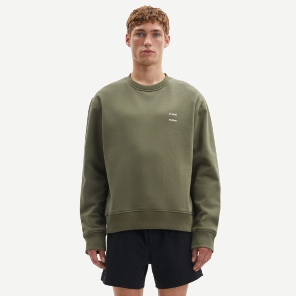 Samsøe Samsøe Joel Sweater Donker Groen