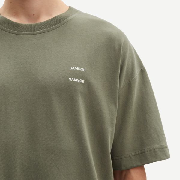 Samsøe Samsøe Joel T-shirt Donker Groen