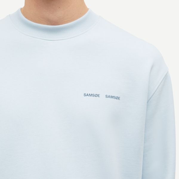 Samsøe Samsøe Norsbro Sweater Licht Blauw