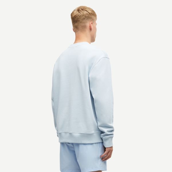 Samsøe Samsøe Norsbro Sweater Licht Blauw