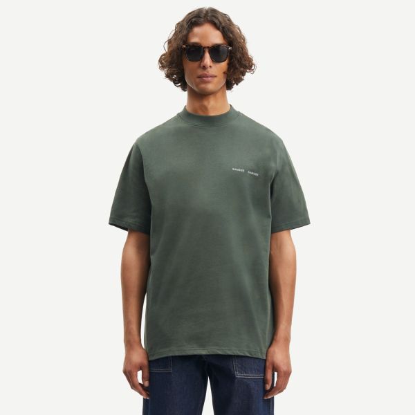 Samsøe Samsøe Norsbro T-shirt Donker Groen