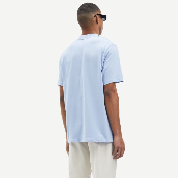 Samsøe Samsøe Norsbro T-shirt Licht Blauw