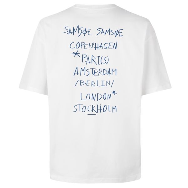 Samsøe Samsøe Sacopenhagen T-shirt Wit