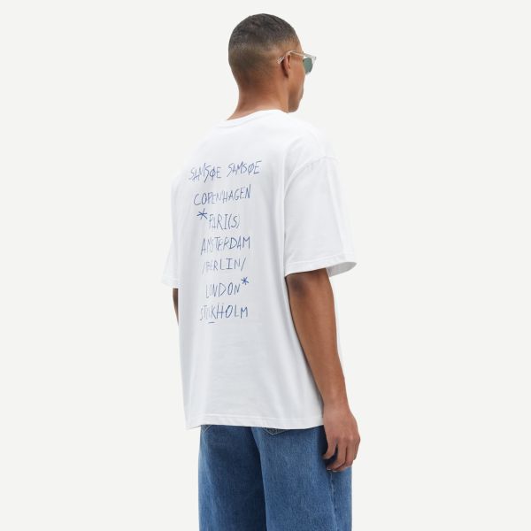 Samsøe Samsøe Sacopenhagen T-shirt Wit
