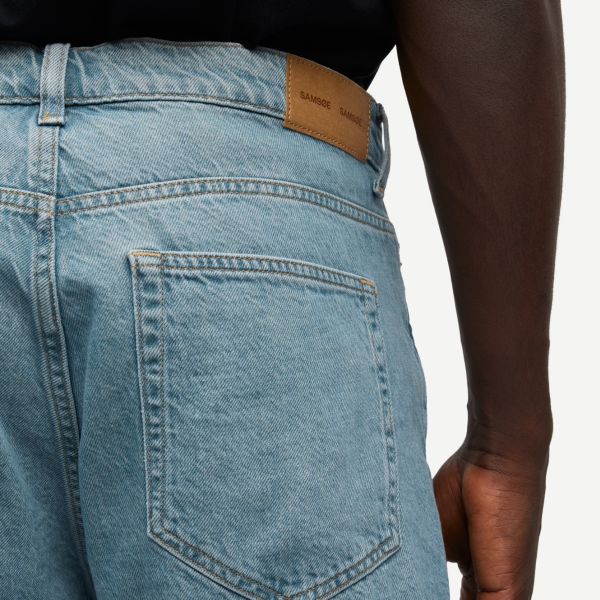 Samsøe Samsøe Saeddie Korte Broek Blauw