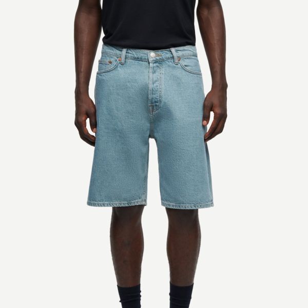 Samsøe Samsøe Saeddie Korte Broek Blauw