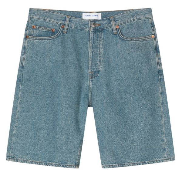 Samsøe Samsøe Saeddie Korte Broek Blauw