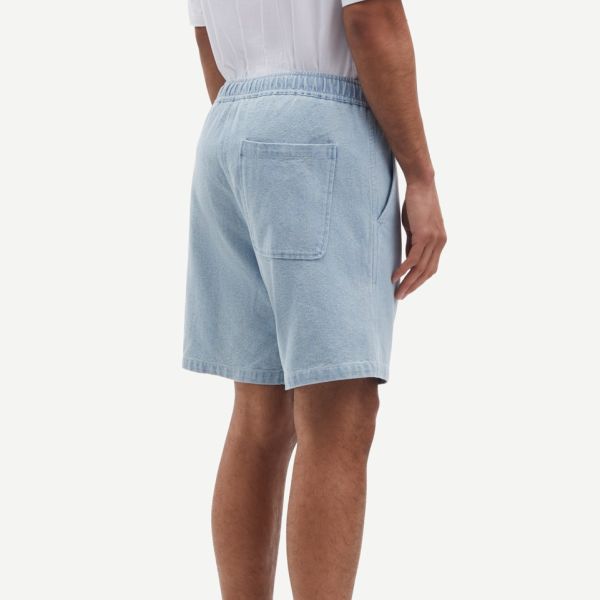 Samsøe Samsøe Sajabari Korte Broek Licht Blauw
