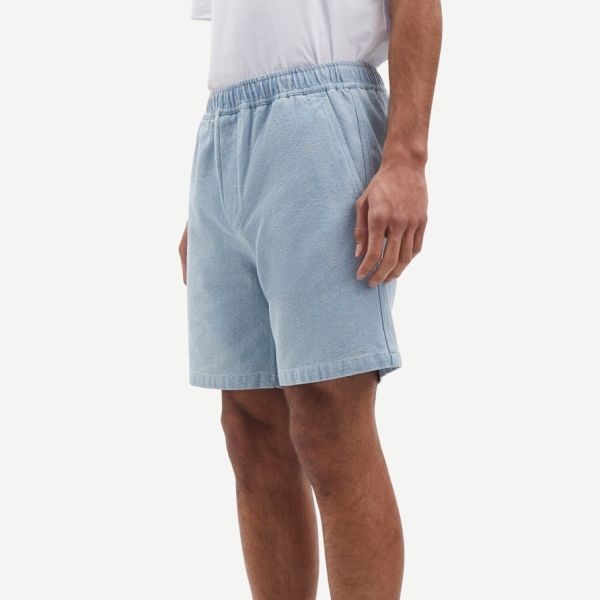 Samsøe Samsøe Sajabari Korte Broek Licht Blauw