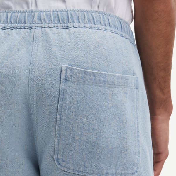 Samsøe Samsøe Sajabari Korte Broek Licht Blauw
