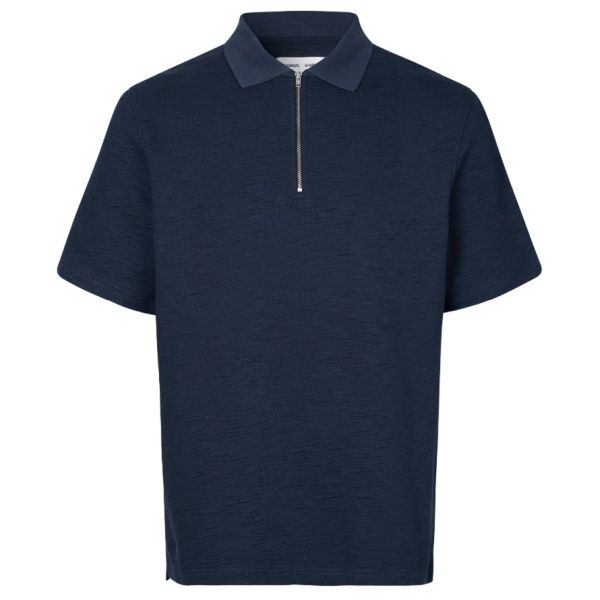 Samsøe Samsøe Samac Zip Polo Navy