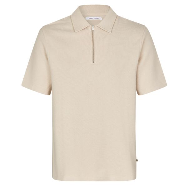 Samsøe Samsøe Saolli Zip Polo Beige