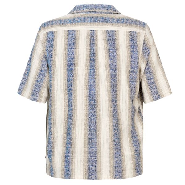Samsøe Samsøe Saoscar Overhemd Blauw/Off White