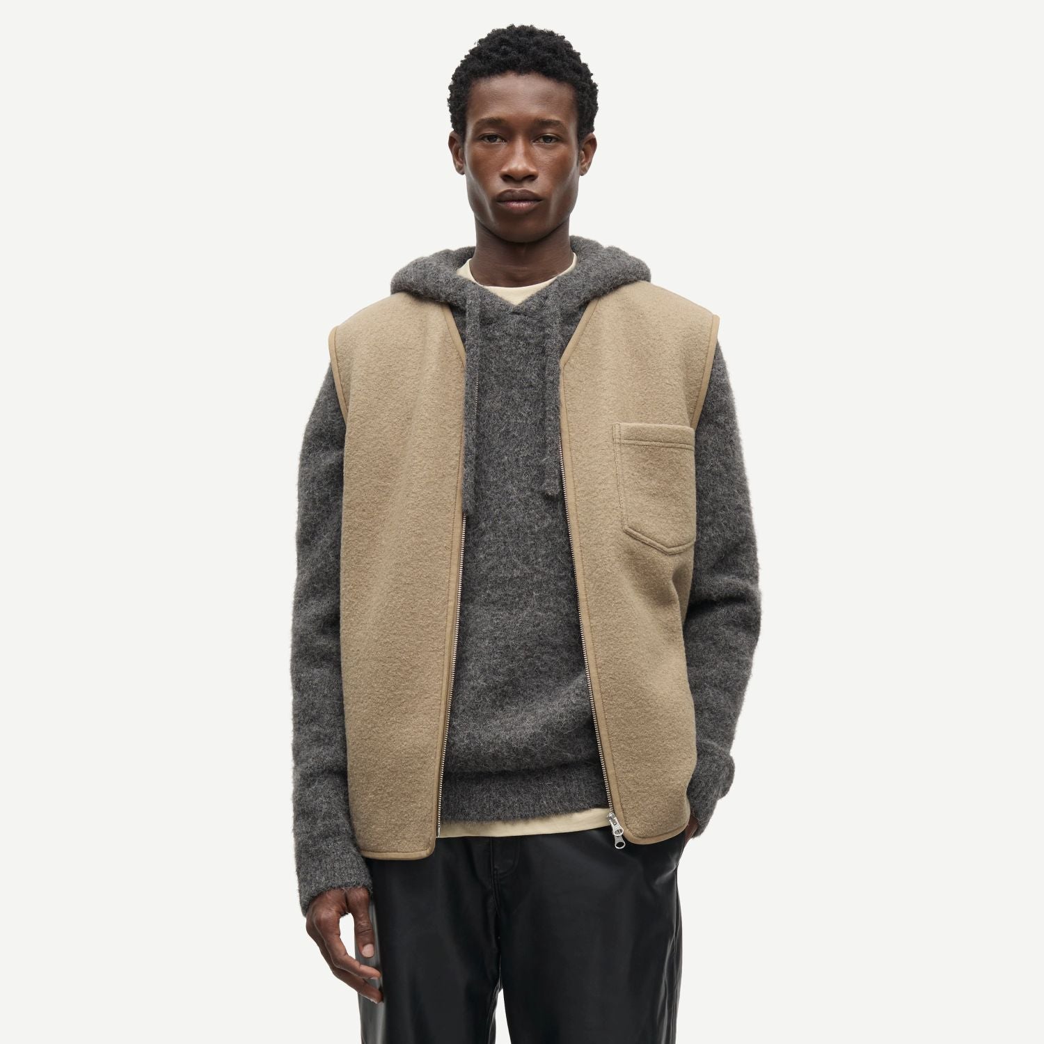 Samsøe Samsøe Sahannes Vest Beige