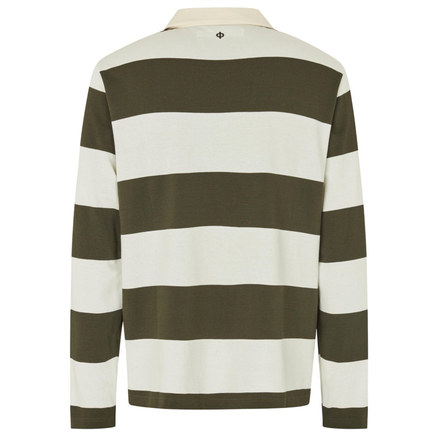 Samsøe Samsøe Sakevin Longsleeve Polo Donker Groen/Wit