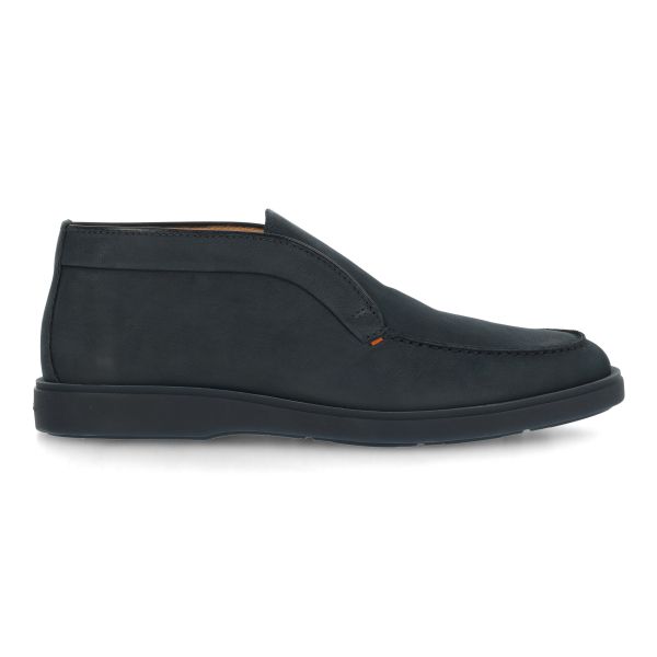 Santoni Boneless Loafer Navy