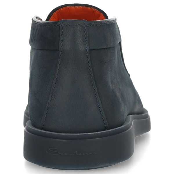 Santoni Boneless Loafer Navy