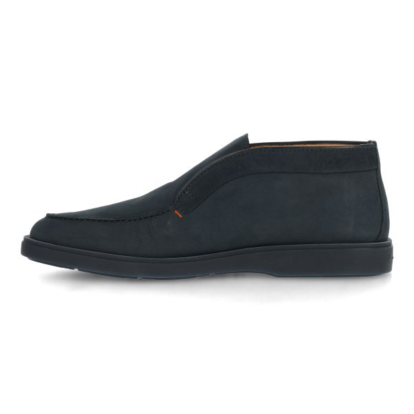 Santoni Boneless Loafer Navy